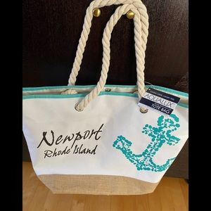 Newport Rhode Island Beach Tote Bag NWT